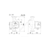 Насос циркуляционный с мокрым ротором UPS 25-40 A PN10 1х230В/50 Гц Grundfos 96281387