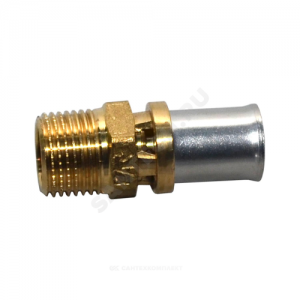 Муфта МП латунь пресс Дн 16х1/2" НР RM107 Giacomini RM107Y033