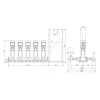 Установка повышения давления Hydro MPC-E 5 CRE32-4-2 Grundfos 99208315