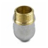 Угольник латунь никель Ду 15 (1/2") ВР/НР 9002 ГОСТ 32585-2013 Aquasfera 9002-01