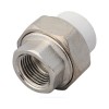 Муфта PP-R комбинированная разъемная белая ВР Дн 20х1/2" RTP (РосТурПласт) 21849