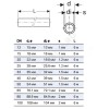 Труба сталь нерж CrNiMo 1.4401/AISI 316 Дн 35х1,5 L=6м большая связка Mapress Geberit 39006