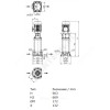 Насос многоступенчатый вертикальный HELIX FIRST V 416-5/16/E/S/400-50 PN16 3х400В/50 Гц Wilo 4201112