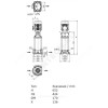 Насос многоступенчатый вертикальный HELIX FIRST V 416-5/16/E/S/400-50 PN16 3х400В/50 Гц Wilo 4201112