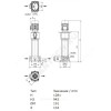Насос многоступенчатый вертикальный HELIX FIRST V 416-5/16/E/S/400-50 PN16 3х400В/50 Гц Wilo 4201112