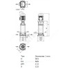 Насос многоступенчатый вертикальный HELIX FIRST V 416-5/16/E/S/400-50 PN16 3х400В/50 Гц Wilo 4201112