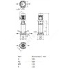 Насос многоступенчатый вертикальный HELIX FIRST V 416-5/16/E/S/400-50 PN16 3х400В/50 Гц Wilo 4201112