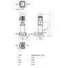 Насос многоступенчатый вертикальный HELIX FIRST V 416-5/16/E/S/400-50 PN16 3х400В/50 Гц Wilo 4201112