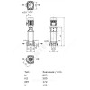 Насос многоступенчатый вертикальный HELIX FIRST V 416-5/16/E/S/400-50 PN16 3х400В/50 Гц Wilo 4201112