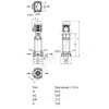 Насос многоступенчатый вертикальный HELIX FIRST V 416-5/16/E/S/400-50 PN16 3х400В/50 Гц Wilo 4201112