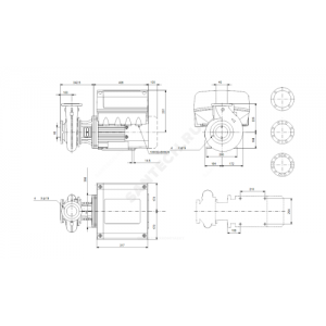 Насос консольно-моноблочный NBE40-250/211 A-F2-A-BQQE PN16 3х380-500В/50 Гц Grundfos 99102517