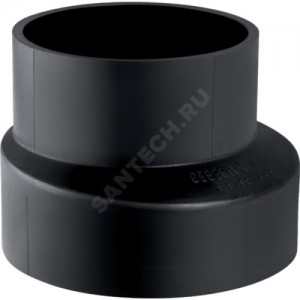 Переход ПНД эксцентрический короткий Дн 110х40 Geberit 367.558.16.1