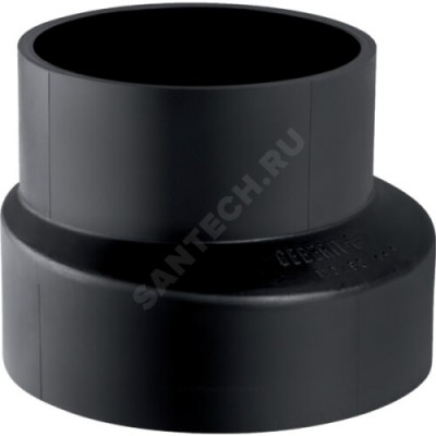 Переход ПНД эксцентрический короткий Дн 90х63 Geberit 366.571.16.1