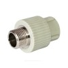 Муфта PP-R комбинированная серая НР Дн 20х3/4" RTP (РосТурПласт) 10943