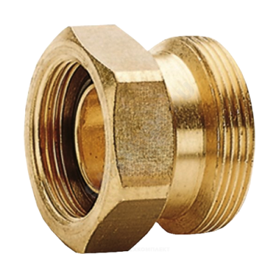 Переходник резьбовой хром Дн 18х22 R178R Giacomini R178RX012