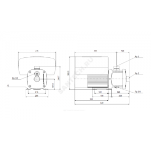 Насос многоступенчатый горизонтальный CME-I 25-2 AQQE 3х380-500В/50 Гц Grundfos 99077768