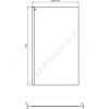 Стенка душевая CONNECT 2 Wetroom panel 1200х1950 мм Ideal Standard K9379V3