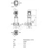 Насос многоступенчатый вертикальный HELIX FIRST V 628-5/30/E/KS/400-50 PN30 3х400В/50 Гц Wilo 4201175
