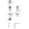 Насос многоступенчатый вертикальный HELIX FIRST V 628-5/30/E/KS/400-50 PN30 3х400В/50 Гц Wilo 4201175