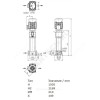 Насос многоступенчатый вертикальный HELIX FIRST V 628-5/30/E/KS/400-50 PN30 3х400В/50 Гц Wilo 4201175