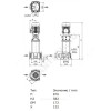Насос многоступенчатый вертикальный HELIX FIRST V 628-5/30/E/KS/400-50 PN30 3х400В/50 Гц Wilo 4201175