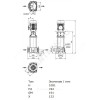 Насос многоступенчатый вертикальный HELIX FIRST V 628-5/30/E/KS/400-50 PN30 3х400В/50 Гц Wilo 4201175