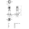 Насос многоступенчатый вертикальный HELIX FIRST V 628-5/30/E/KS/400-50 PN30 3х400В/50 Гц Wilo 4201175
