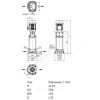 Насос многоступенчатый вертикальный HELIX FIRST V 628-5/30/E/KS/400-50 PN30 3х400В/50 Гц Wilo 4201175
