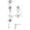 Насос многоступенчатый вертикальный HELIX FIRST V 628-5/30/E/KS/400-50 PN30 3х400В/50 Гц Wilo 4201175