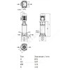 Насос многоступенчатый вертикальный HELIX FIRST V 628-5/30/E/KS/400-50 PN30 3х400В/50 Гц Wilo 4201175