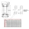 Компенсатор резиновый антивибрационный EPDM DI7251 Ду 150 Ру25 фл L=340мм Tecofi DI7251N-0150 сжатие/растяжение 20/12 в комплекте с ограничителями хода