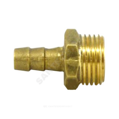 Переходник латунь неразъемный для шланга Дн 16х1/2" НР Цветлит ZW50120