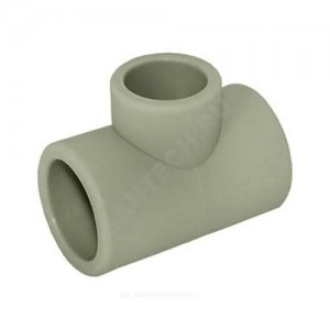 Тройник PP-R переходной серый внутренняя пайка Дн 63х25х63 VALFEX 10632563Г