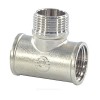 Тройник латунь никель переходной Ду 20 (3/4") ВР/НР/ВР VALFEX VF.132.N.034