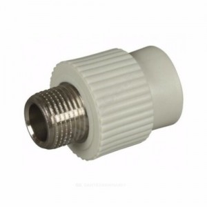 Муфта PP-R комбинированная серая НР Дн 20х1/2" VALFEX 10130020Г