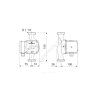 Насос циркуляционный с мокрым ротором UP 20-30 NK PN10 1х230В/50 Гц Grundfos 59643501