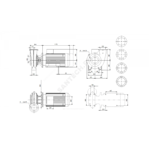 Насос консольно-моноблочный NB200-400/404 A-F1-A-BAQE Grundfos 99535231
