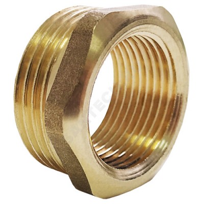 Футорка латунь Ду 25х20 (1"х3/4") НР/ВР VALFEX VF.581.L.100.034