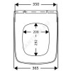 Сиденье для унитаза Debba дюропласт Soft close Roca ZRU9302826