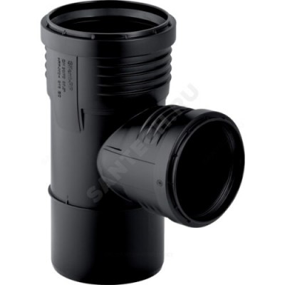Тройник PP-MD бесшумный Silent-PP Дн 160х110х87,5гр б/нап в/к Geberit 390.751.14.1