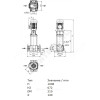 Насос многоступенчатый вертикальный HELIX FIRST V 1611-5/25/E/KS/400-50 PN25 3х400В/50 Гц Wilo 4201005