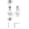 Насос многоступенчатый вертикальный HELIX FIRST V 1611-5/25/E/KS/400-50 PN25 3х400В/50 Гц Wilo 4201005