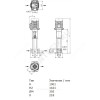 Насос многоступенчатый вертикальный HELIX FIRST V 1611-5/25/E/KS/400-50 PN25 3х400В/50 Гц Wilo 4201005