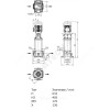 Насос многоступенчатый вертикальный HELIX FIRST V 1611-5/25/E/KS/400-50 PN25 3х400В/50 Гц Wilo 4201005
