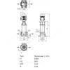 Насос многоступенчатый вертикальный HELIX FIRST V 1611-5/25/E/KS/400-50 PN25 3х400В/50 Гц Wilo 4201005