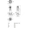 Насос многоступенчатый вертикальный HELIX FIRST V 1611-5/25/E/KS/400-50 PN25 3х400В/50 Гц Wilo 4201005