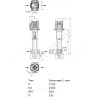Насос многоступенчатый вертикальный HELIX FIRST V 1611-5/25/E/KS/400-50 PN25 3х400В/50 Гц Wilo 4201005