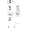 Насос многоступенчатый вертикальный HELIX FIRST V 1611-5/25/E/KS/400-50 PN25 3х400В/50 Гц Wilo 4201005
