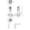 Насос многоступенчатый вертикальный HELIX FIRST V 1611-5/25/E/KS/400-50 PN25 3х400В/50 Гц Wilo 4201005