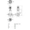 Насос многоступенчатый вертикальный HELIX FIRST V 1611-5/25/E/KS/400-50 PN25 3х400В/50 Гц Wilo 4201005